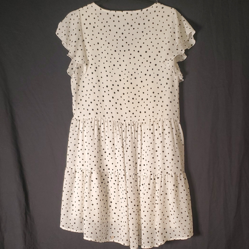 Altar'd State Ivory Polka Dot Blouse